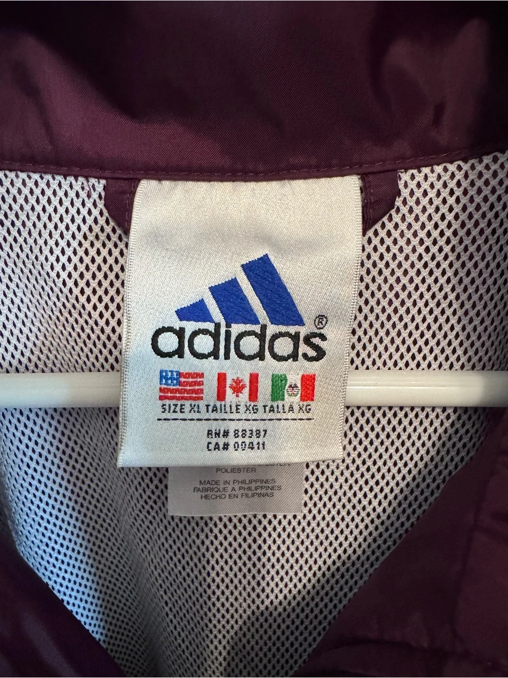 VTG Adidas 1/2 Zip pullover “Tracker HZ” windbreaker 1990s